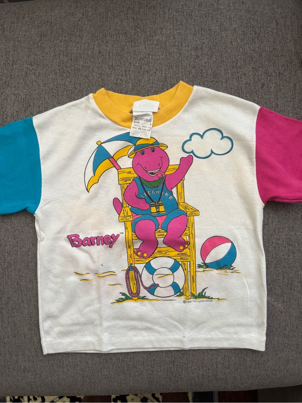 Vintage Barney and Betty Bop 1992 5T Tshirt Unisex No flaws Excellent condition!